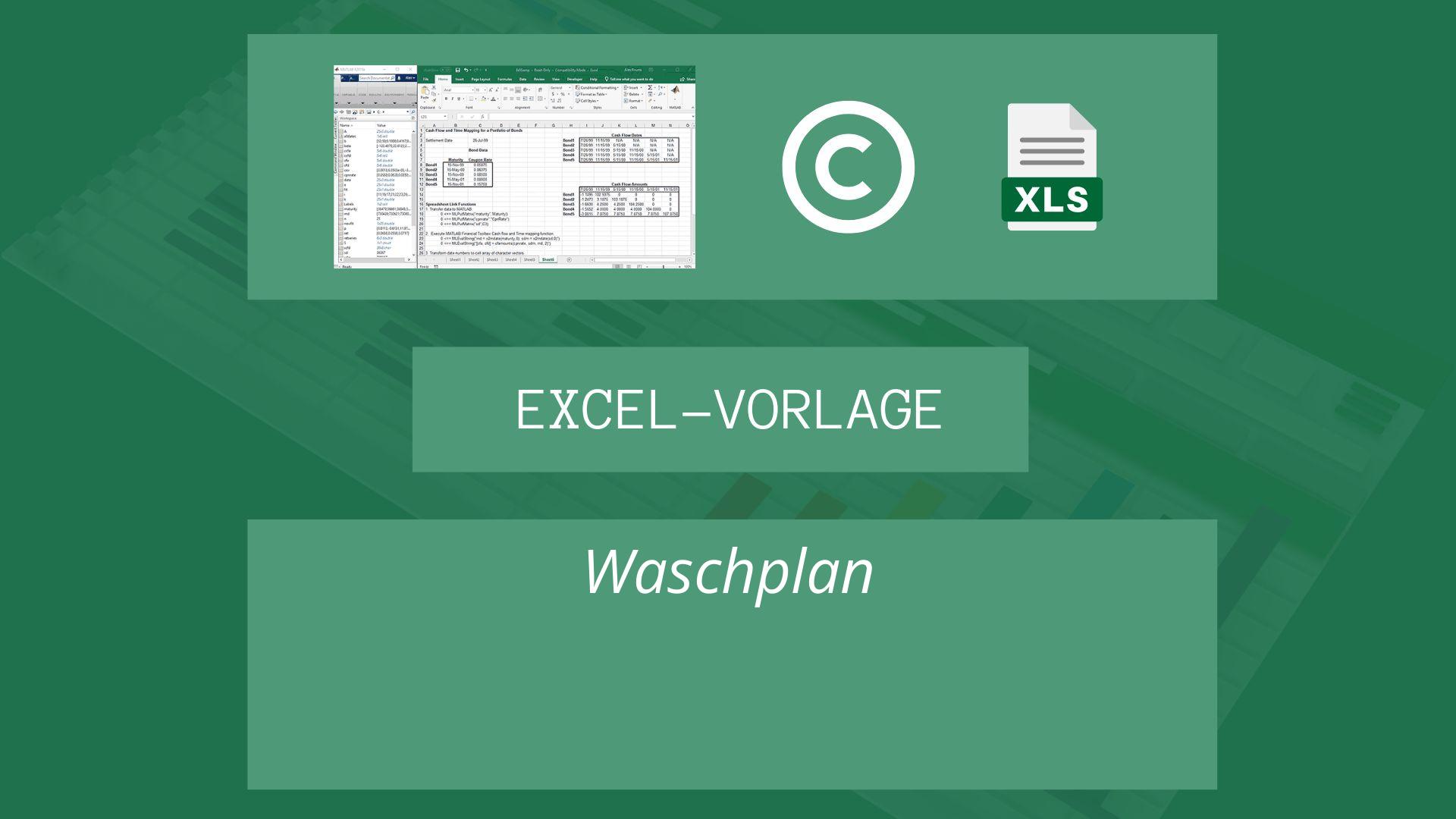 Waschplan